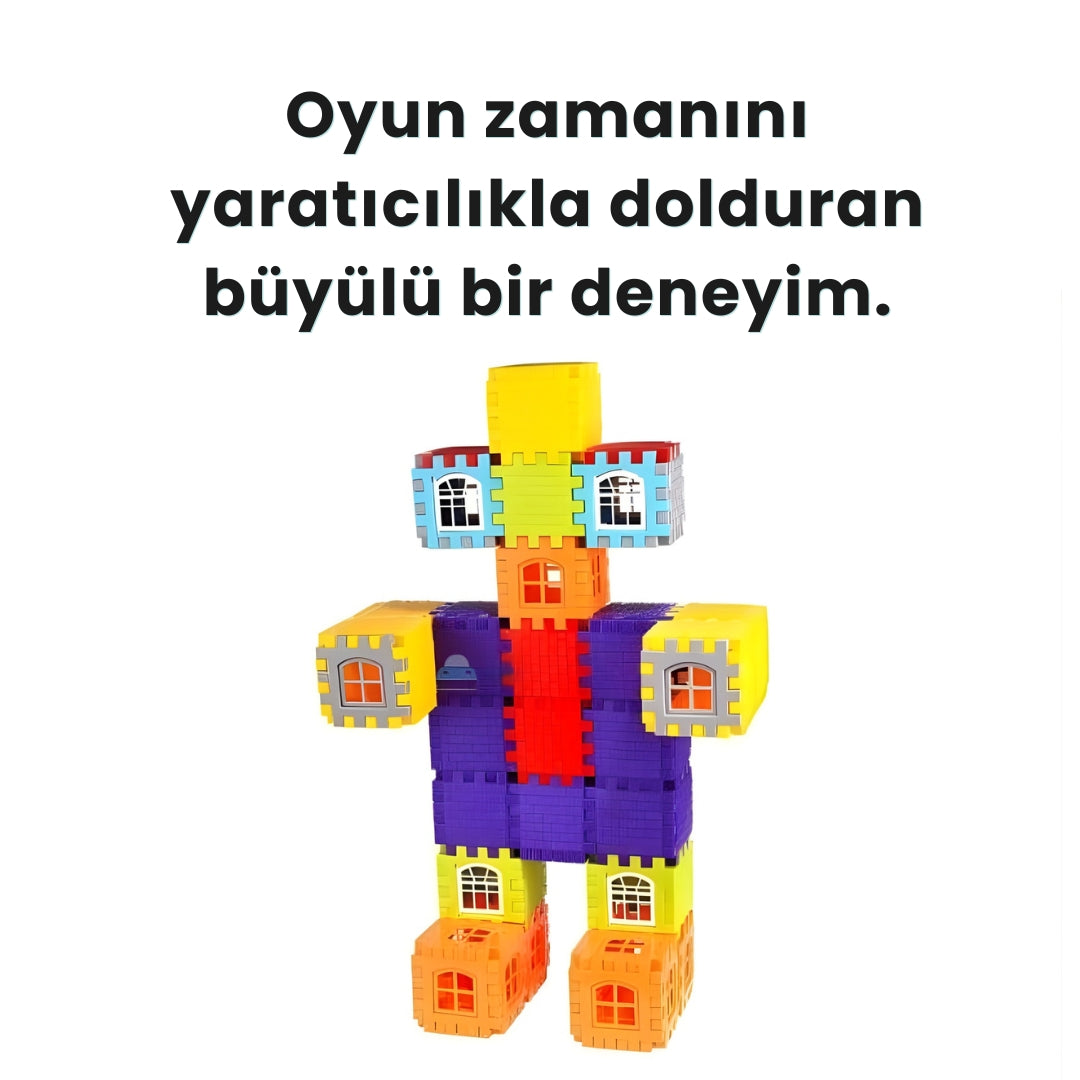 Zentora Puzzle Şehri Yapı Oyuncakları