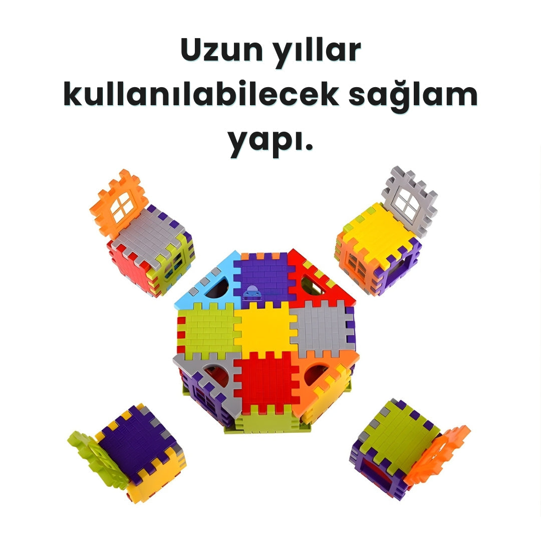 Zentora Puzzle Şehri Yapı Oyuncakları