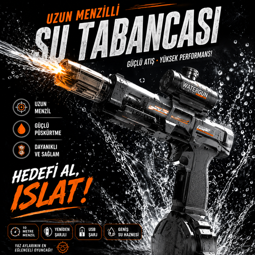 Şarjlı Otomatik Su Tabancası