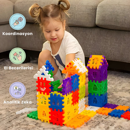 Zentora Puzzle Şehri Yapı Oyuncakları